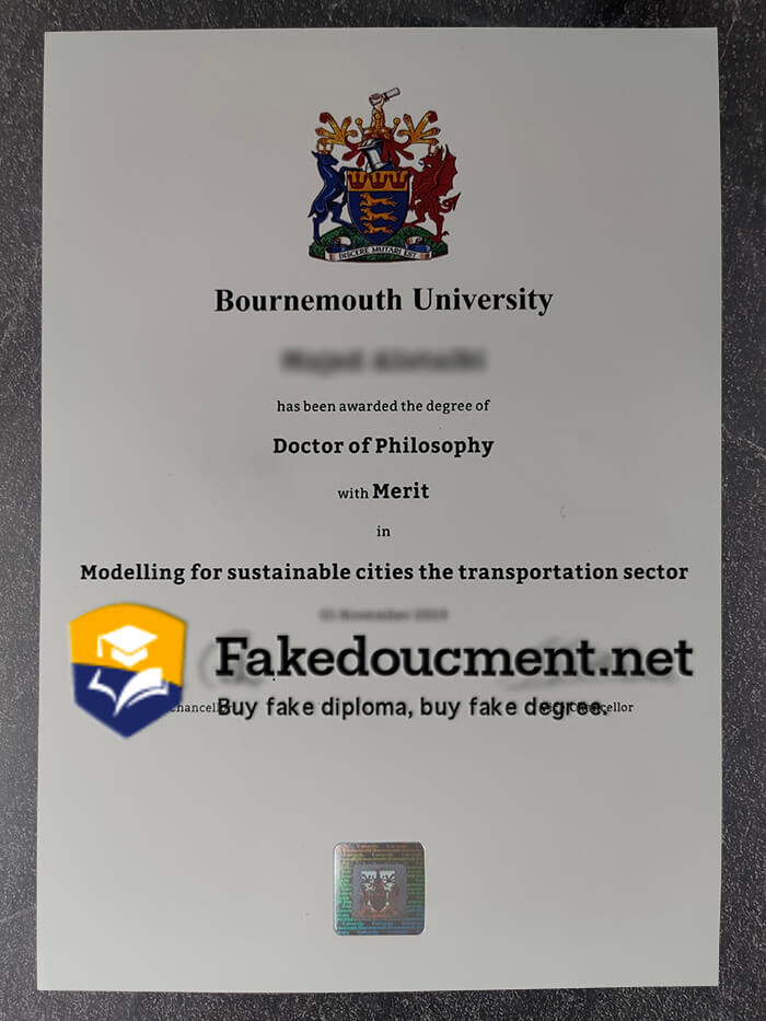 Buy Bournemouth University diploma, buy Bournemouth University degree.