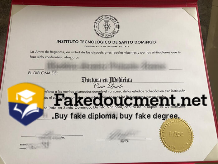 Buy Instituto Tecnológico de Santo Domingo diploma, buy fake degree online.