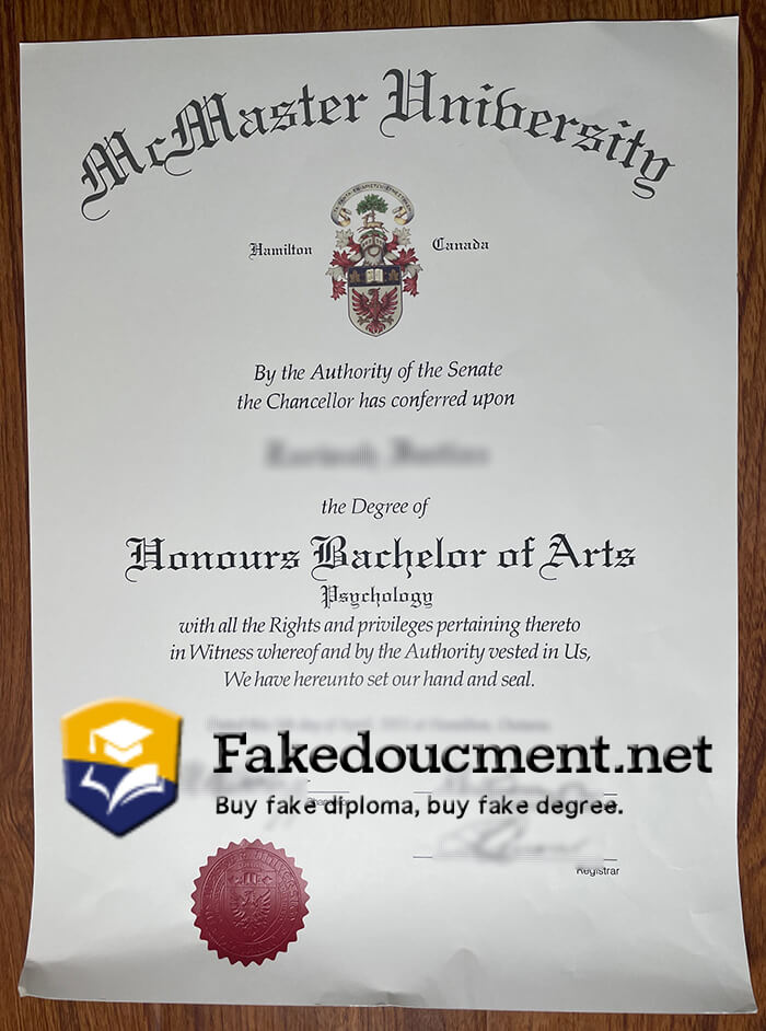 Buy McMaster University diploma, buy McMaster University degree online.