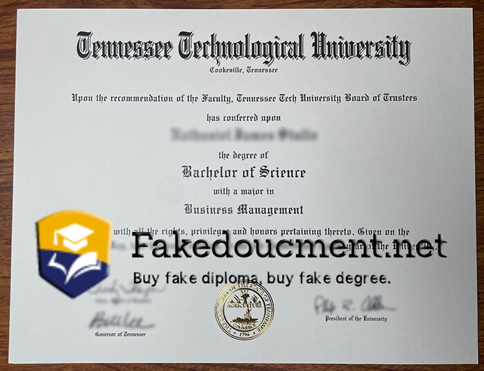 Order Tennessee Technological University diploma.
