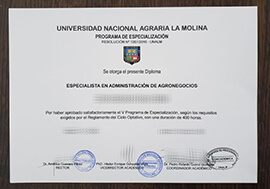 Where to buy UNALM diploma? fake UNALM degree
