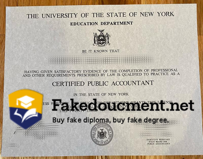 Where to buy University of The State of New York diploma? buy USNY CPA certificate