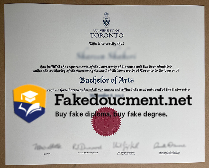 How to get University of Toronto diploma? buy fake degree online.