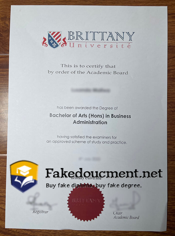 Buy Brittany University diploma, buy Brittany University degree online.