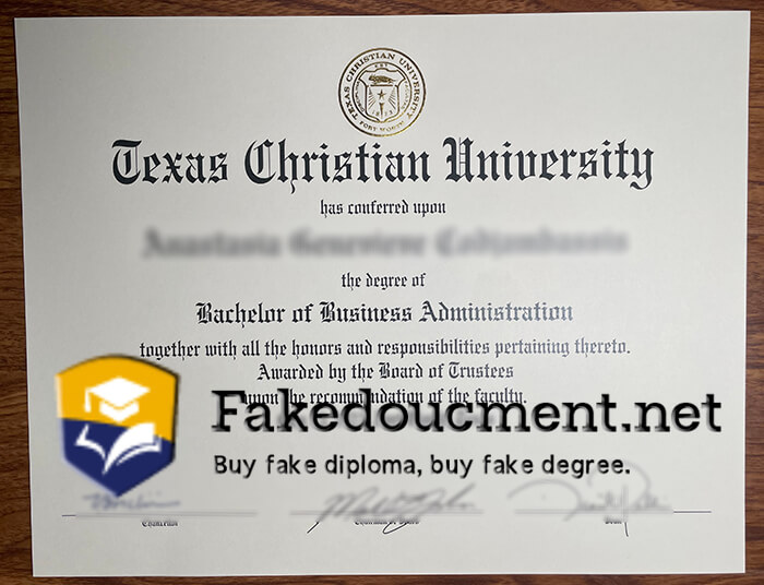 How to buy Texas Christian University diploma? buy TCU fake degree online.