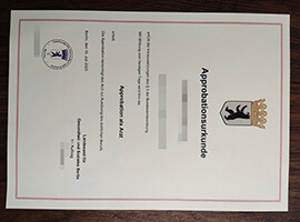 purchase fake Approbationsurkunde