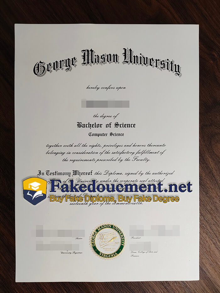 purchase fake George Mason University diploma