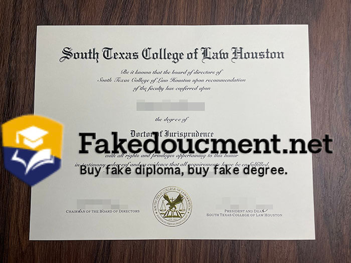 purchase fake South Texas College of Law Houston diploma