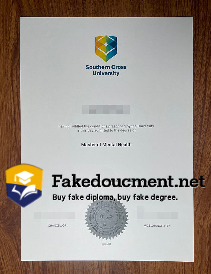 purchase fake Southern Cross University diploma