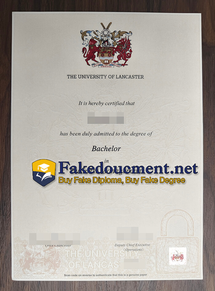 How to make fake University of Lancaster degree certificate? University-of-Lancaster-degree