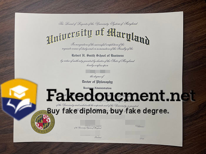 purchase fake University of Maryland diploma