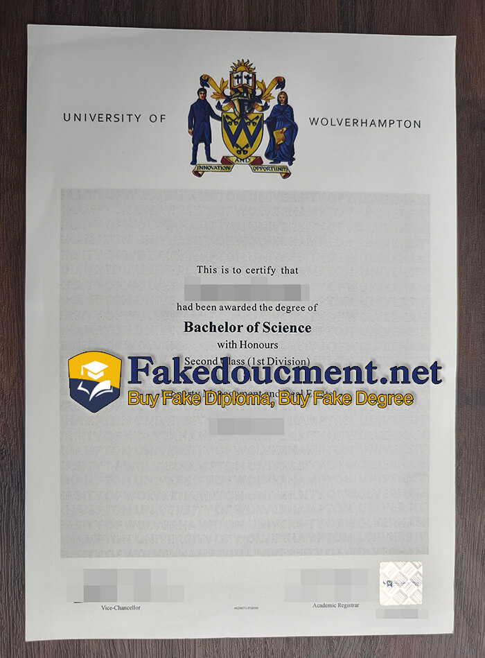 purchase fake University of Wolverhampton diploma