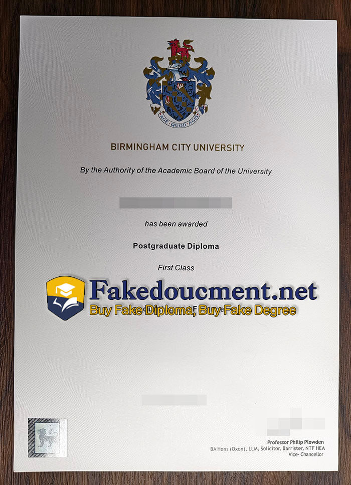 How to make fake Birmingham City University diploma online? Birmingham-City-University-diploma