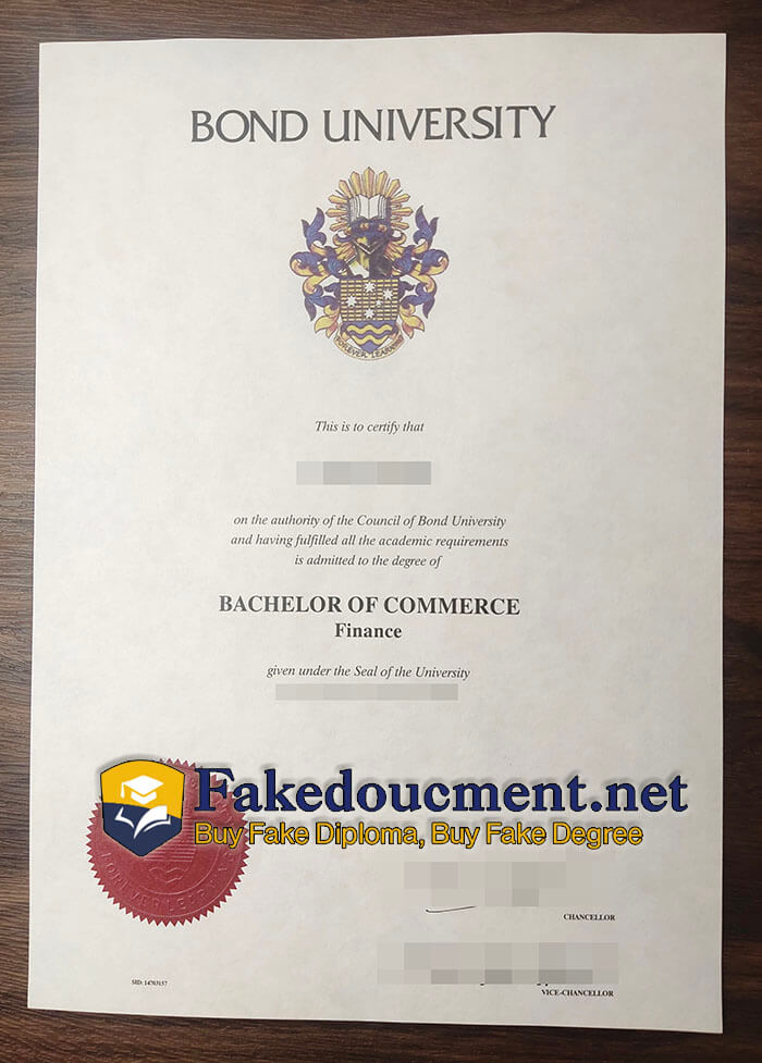 Where safety to buy fake Bond University degree online?