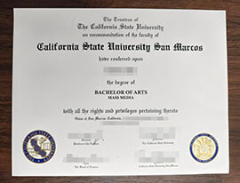 purchase fake California State University San Marcos degree