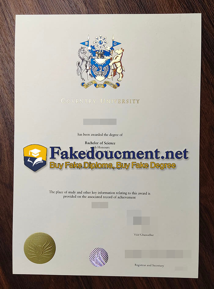 purchase realistic Coventry University diploma