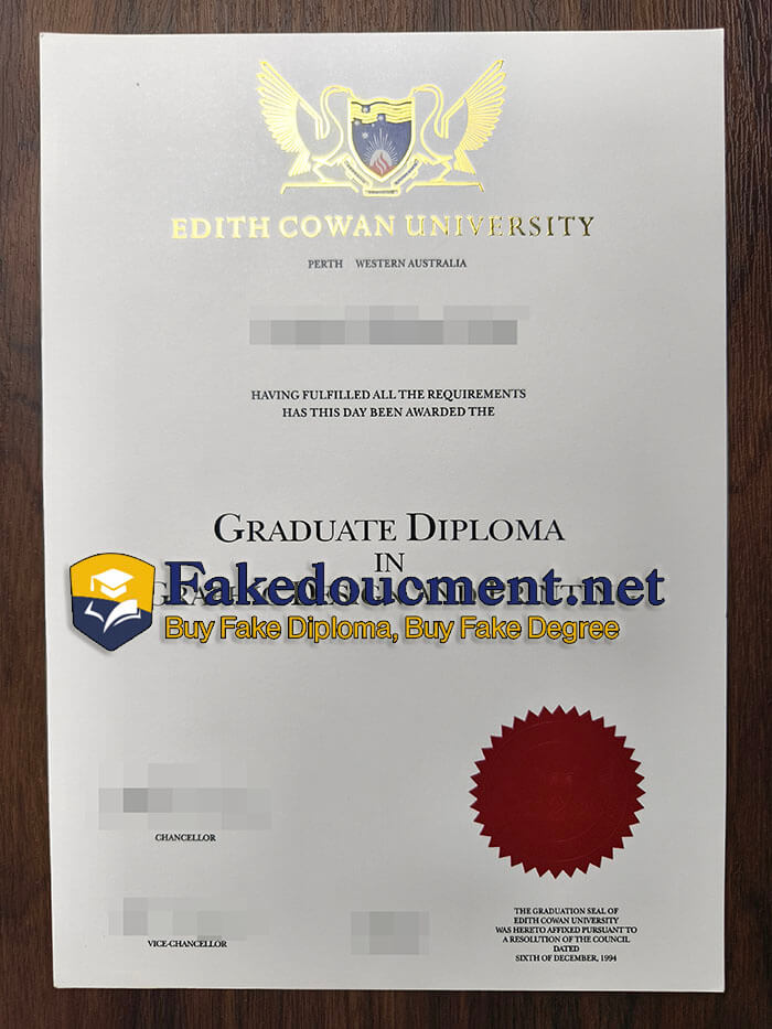 purchase fake Edith Cowan University degree