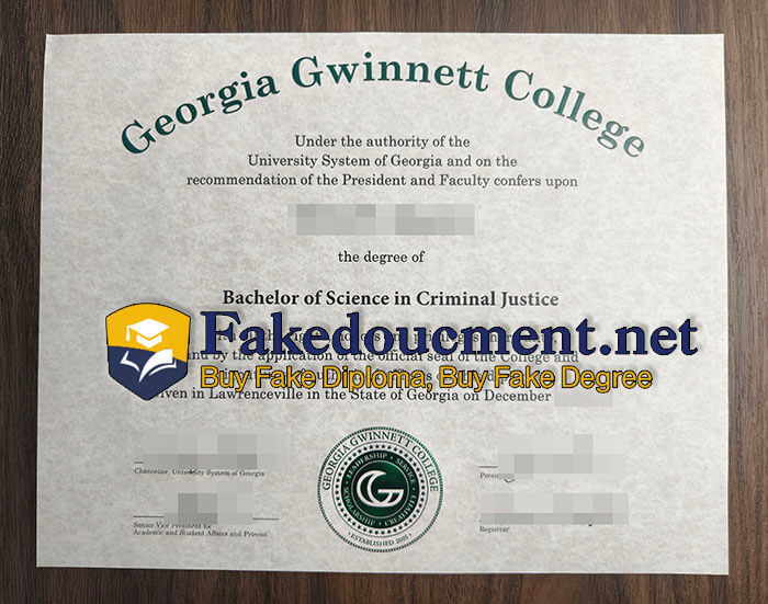 purchase fake Georgia Gwinnett College diploma