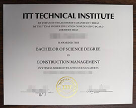 purchase realistic ITT Technical Institute degree