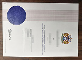 purchase fake RICS certificate