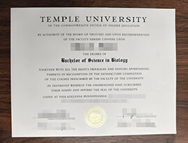 purchase fake Temple University degree