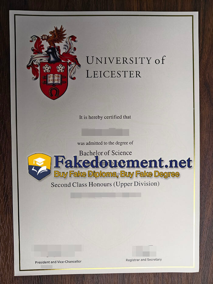 purchase fake University of Leicester diploma