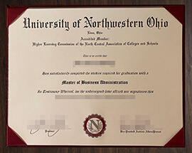purchase realistic University of Northwestern Ohio degree