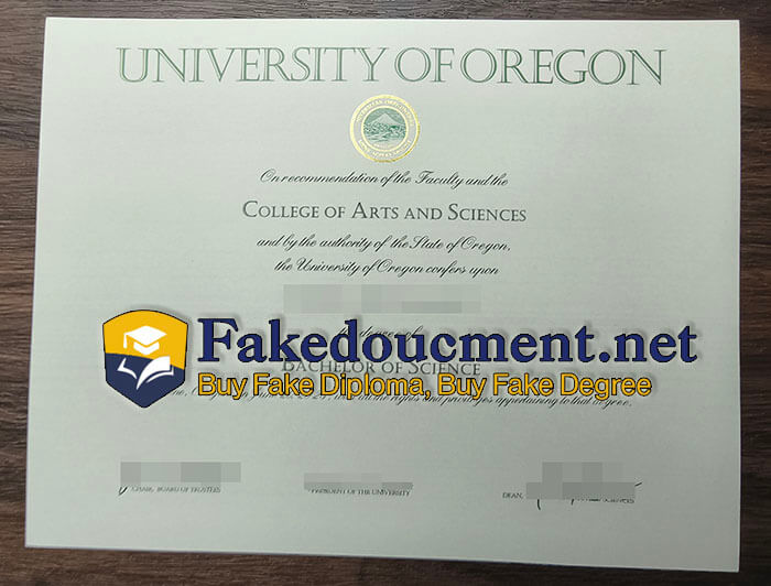 How to create University of Oregon degree certificate? University-of-Oregon-degree