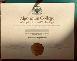 purchase realistic Algonquin College of Applied Arts and Technology diploma