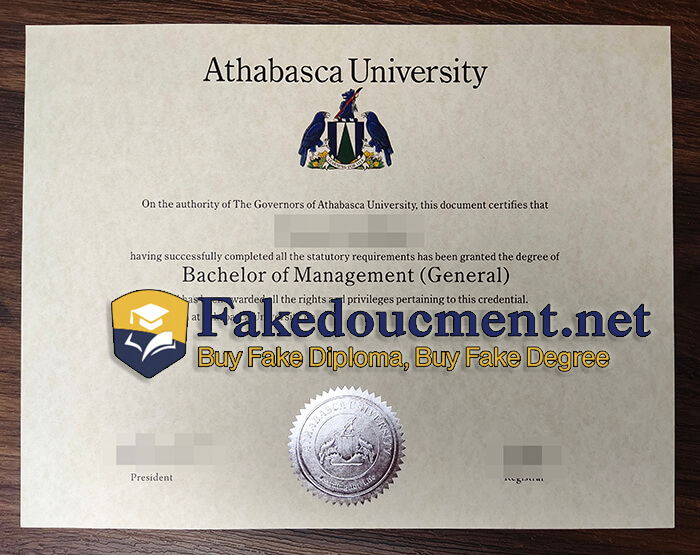 purchase realistic Athabasca University diploma