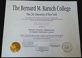 purchase realistic Bernard M Baruch College degree