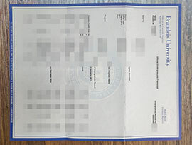 purchase realistic Brandeis University Transcript