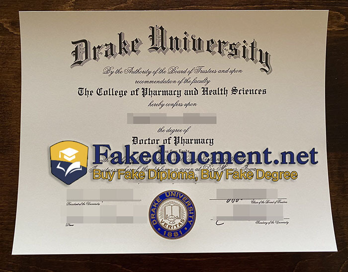 purchase realistic Drake University diploma