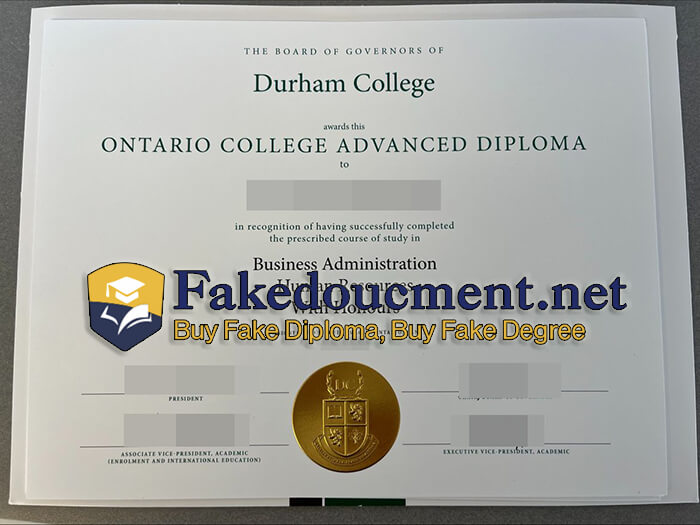 purchase realistic Durham College degree
