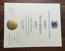 purchase realistic Kwantlen University College degree