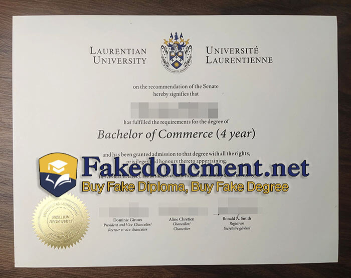 purchase realistic Laurentian University diploma