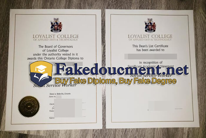 purchase realistic Loyalist College degree