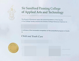 purchase realistic Fleming College certificate