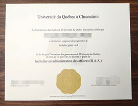 purchase realistic Université du Québec à Chicoutimi degree