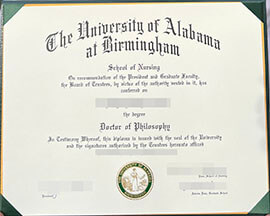 purchase realistic University of Alabama at Birmingham degree