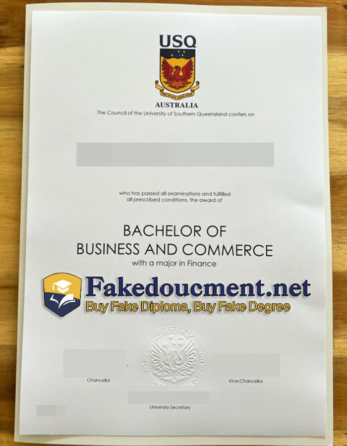purchase realistic University of Southern Queensland diploma