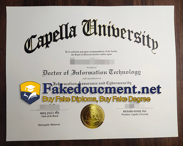 purchase realistic Capella University diploma