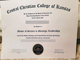 purchase realistic Central Christian College of Kansas degree