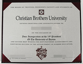 purchase realistic Christian Brothers University certificate