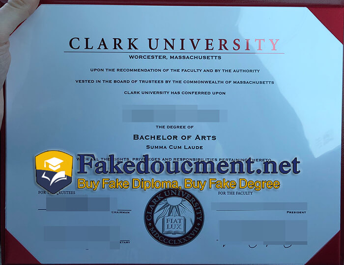 purchase realistic Clark University diploma