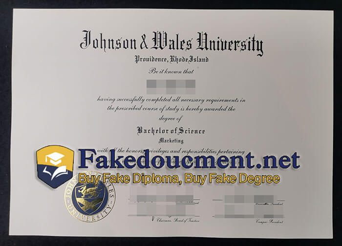 purchase realistic Johnson & Wales University diploma