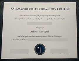 purchase realistic Kalamazoo Valley Community College degree