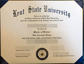 purchase realistic Kent State University degree