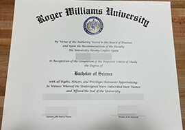 purchase realistic Roger Williams University degree
