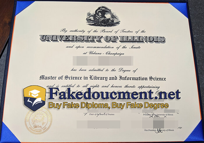 purchase realisitc University of Illinois diploma